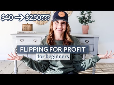 How to Make Money Flipping Furniture For Beginners | Easy Furniture Makeover