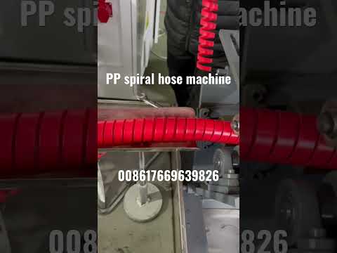 PP spiral hose pipe machine