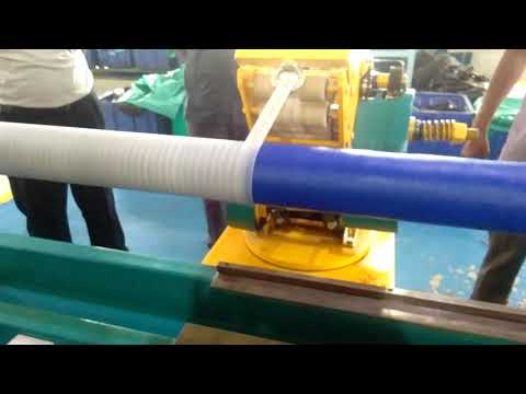 Silicon Hose Nylon Tape Wrapping &amp; Unwrapping Machine.