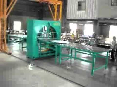 Fully Automatic Horizontal Stretch Wrapper Machine-FT-FA180 Series.mp4