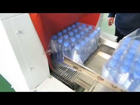 Semi-automatic heat shrink packaging machine, mineral water packing machine