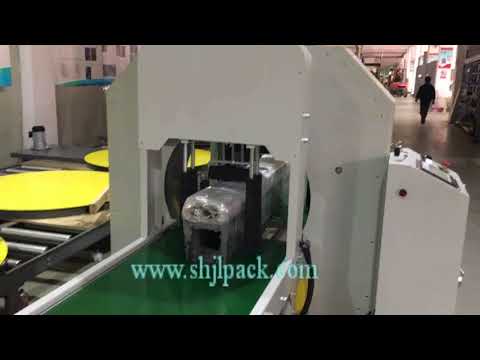 horizontal stretch wrapping machine for pvc conduit