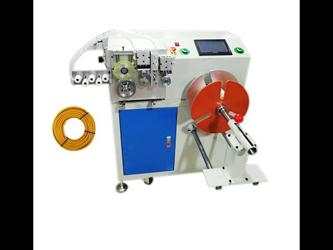 Automatic Steel rope cutting coil and tying bundling machine