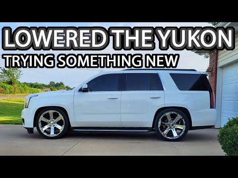 Wife&#039;s Daily Driver Yukon 4x4 Gets Slammed (Check out how and what parts I Used)