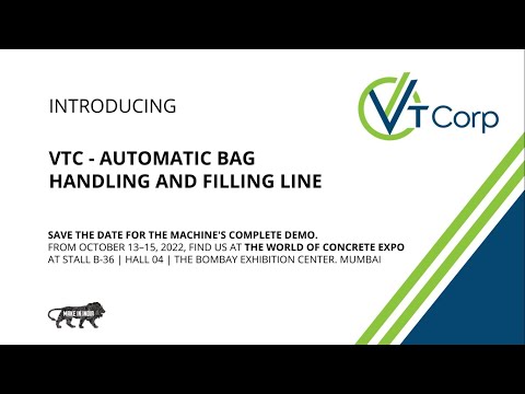 VTC AUTOMATIC BAG HANDLING AND FILLING LINE #packaging #manufacturing