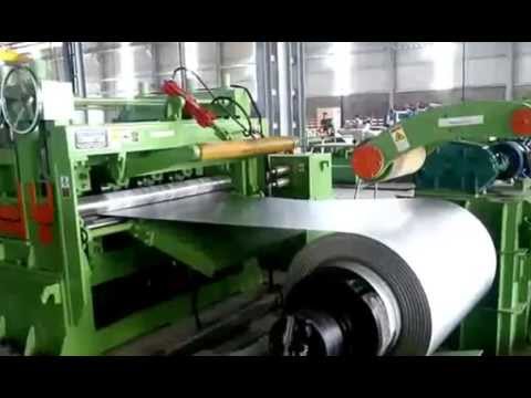 Automatic Coil cutting shear straightening production line and cut to steel coil cut length line