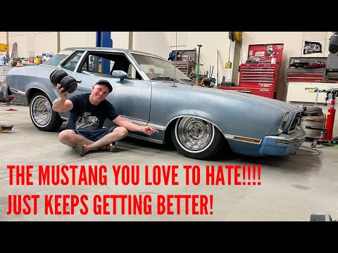 Making the worst mustang ever into something amazing. Air Ride suspension install.