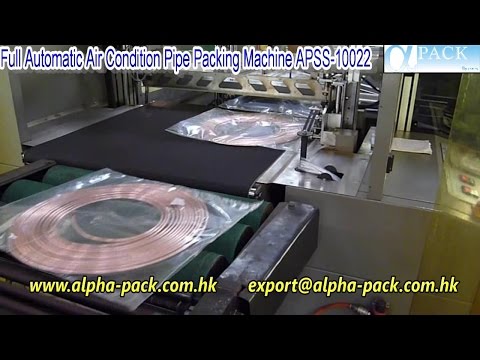 Full Automatic Air Condition Pipe Packing Machine APSS-10022