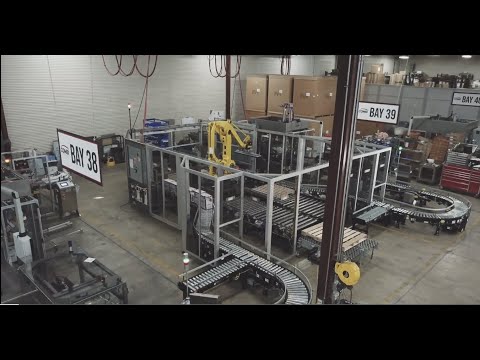 Pick and Place Case Packing &amp; Robotic Palletizing Dual Lines