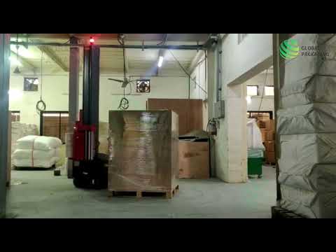 Self Moving Wrapping robot | Online pallet stretch wrapping machine PR ROBO 600 | Pallet wrapper