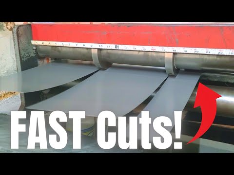 How to use a sheet metal slitting machine