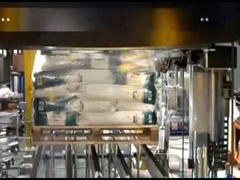 Genesis Futura automatic stretch wrapper with pallet lift bags by Robopac USA