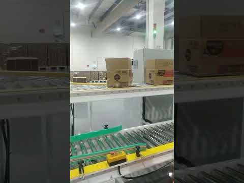 Carton packing line case erector and box sealing machine