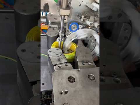 1040 automatic cable coiling and wrapping machine