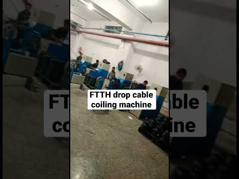 FTTH drop cable coiling machine