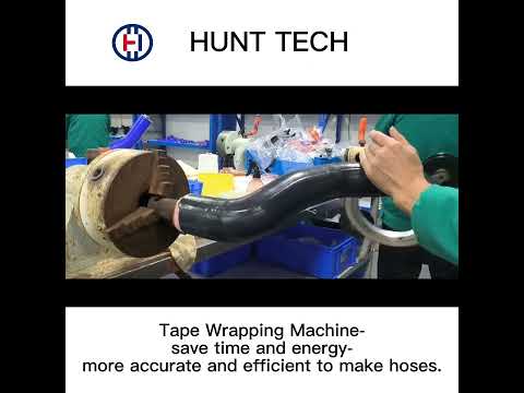 HUNT TECH silicone hoses tape wrapping machine