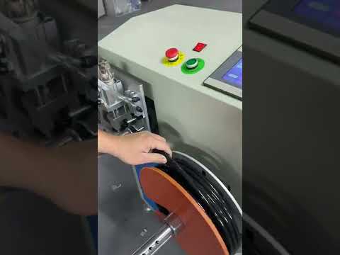 cable Coiling Tying Bundle With Meter Counting Automatic Wire Cutting coil Winding Binding Machine