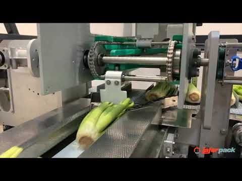 Laferpack Cosmic for celery, automatic packaging line for vegetables / Linea confezionamento verdure