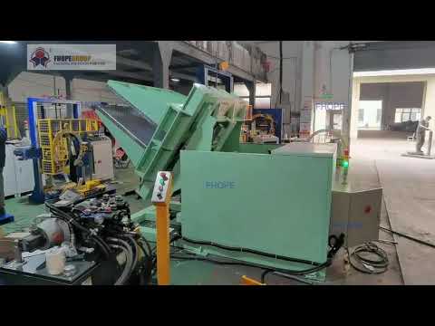 Reclining &amp; rotate pallet inverter