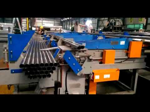 automatic steel pipe bundle stacking forming machine