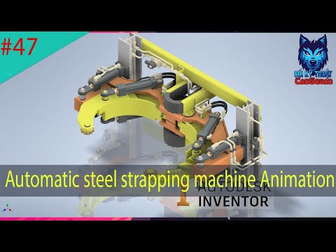 Automatic steel strapping machine Animation | Inventor Professional 2020 | Sói Kỹ Thuật #47