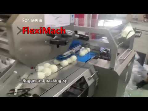 food horizontal packaging machine, flow wrapping machine, full servo flow wrapper