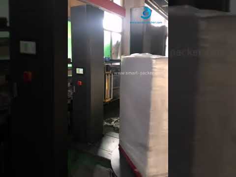 PE film Automatic pallet shipping carton wrapping sealing packing machine pallet wrapping sealer