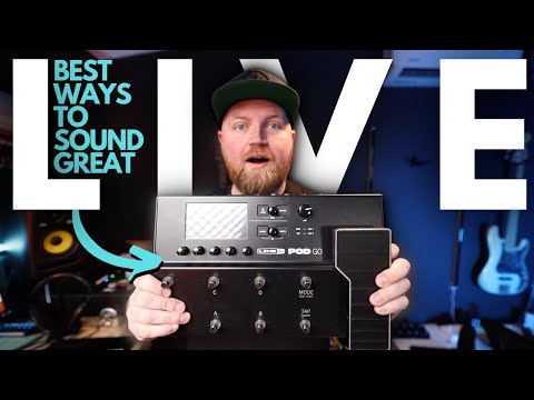 Using the POD Go LIVE / EQ, Gain, Compression and MORE!