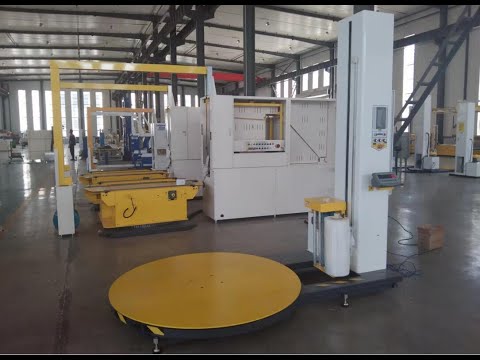 Pallet stretch wrapping machine with scale