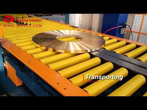 Automatic copper coil packaging line