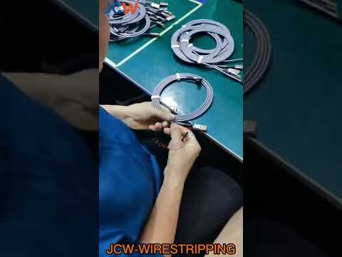 JCW-WB SERIES USB Cable Winding &amp; Bundling Machine 丨How to Pack a USB Cable