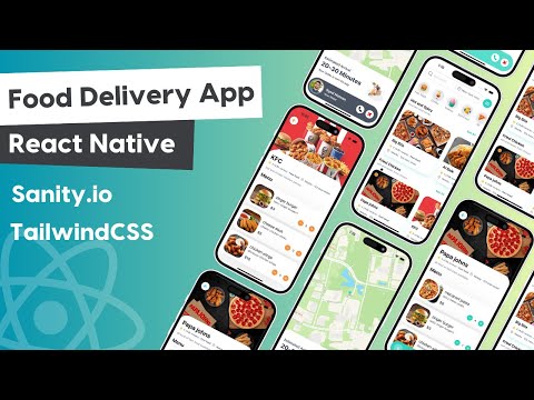 🔴 Build Food Delivery App Using React Native And Sanity | React Native Projects | Beginners