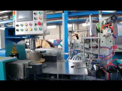 YT400 automatic wire and cable coiling and wrapping machine