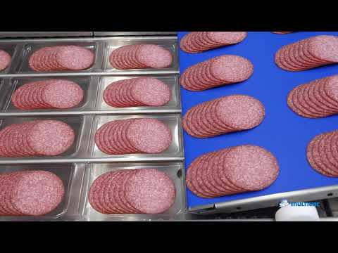 Slicing &amp; Packaging Line Solution for Salami | MULTIVAC UK