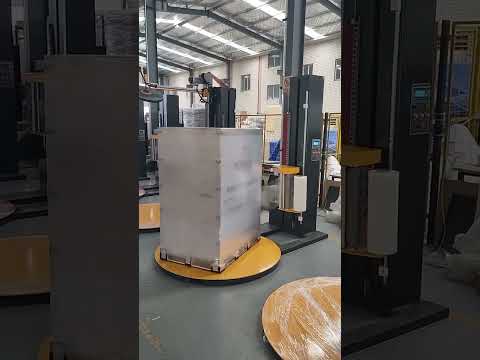 Industry semi automatic stretch film shrink wrap pallet wrapping machine/pallet wrapper