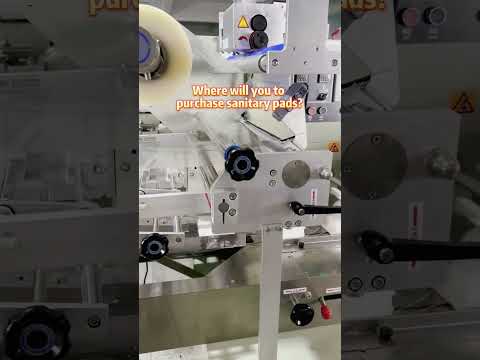 Horizontal Packaging Machine Sanitary Pads Portable Pack 3 Side Packing Machine | SAYOK