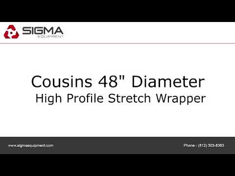 Cousins 48&quot; Diameter High Profile Stretch Wrapper