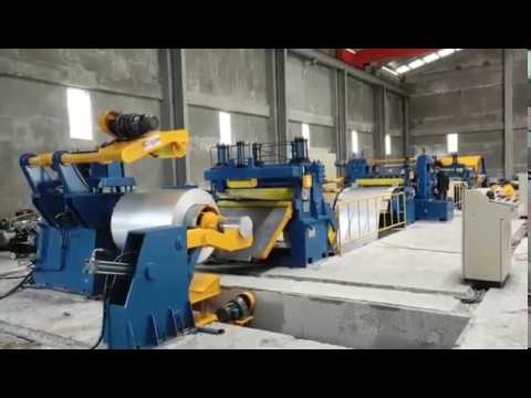 KJS2 1300 steel coil slitter machine working in Philippines