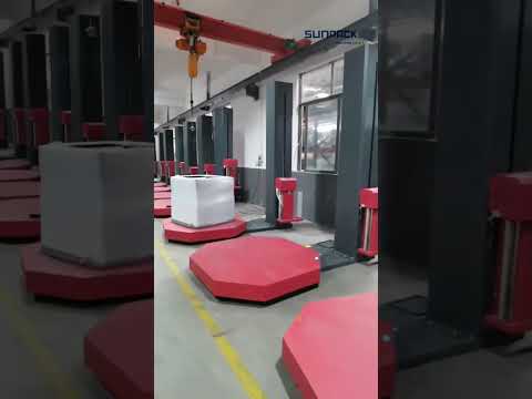 XT 4505H high profile turntable pallet wrapper-Automatic stretch wrapping machines-