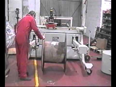 Autoreel PLW Cable Winding Machine in Operation