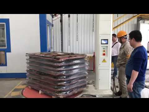 Pallet stretch wrapping machine （Pre-stretch system）