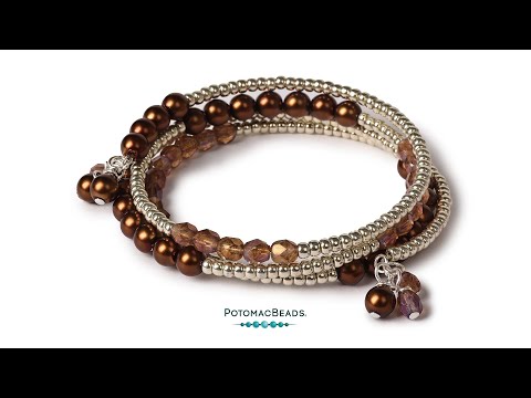 Memory Wire Tips and Tricks - DIY Jewelry Making Tutorial by PotomacBeads