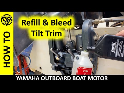 Yamaha Outboard Tilt Trim Broken - How to Add or Refill Your Yamaha Tilt and Trim Fluid