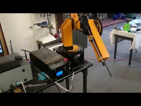 Homemade Industrial Robot - First Accuracy and Repeatability Tests