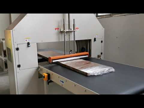 Automatic Orbital Stretch Wrapping Machine for Panels, Doors, and Windows video youtube