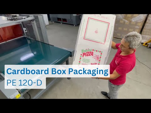 Cardboard Box Packaging | PE 120-D Shrink Wrapping Machine