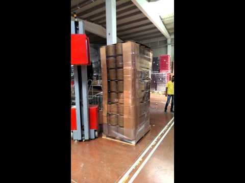 Factory Robot Shrink-wrapping pallet automatically