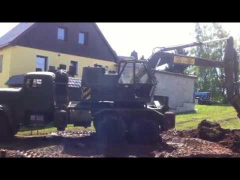 Schlammschlacht mit Kraz Autobagger am 25.05.2014