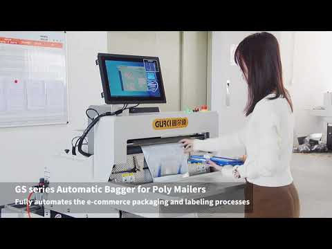 Auto Bagger for e-commerce fully automates the e-commerce packaging and labeling processes