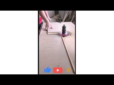 Board bevel cutting process amazing video and satisfactory #short